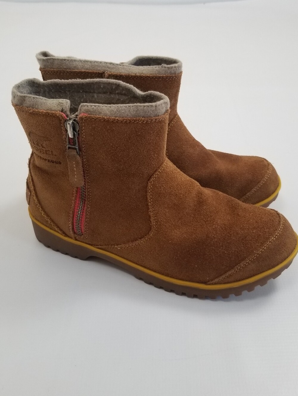Sorel Meadow Suede Waterproof Ankle Boots Size 9.5